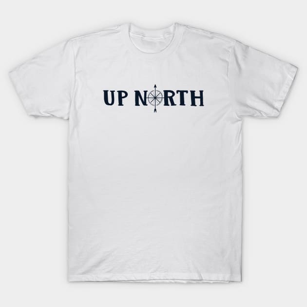 Up North Compass T-Shirt by GreatLakesLocals